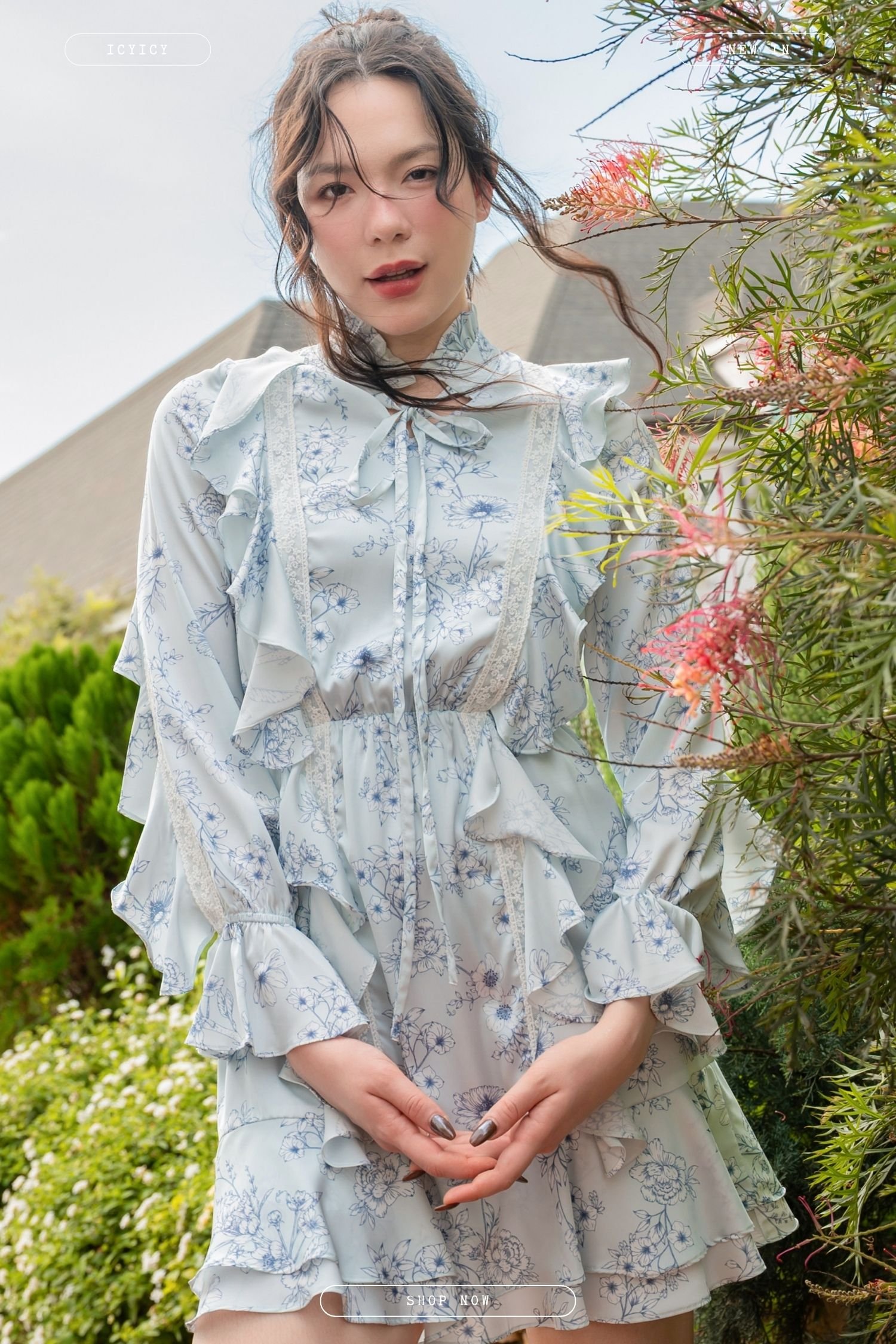 ชุดเดรสลายดอกสไตล์ Rococo - Image 3