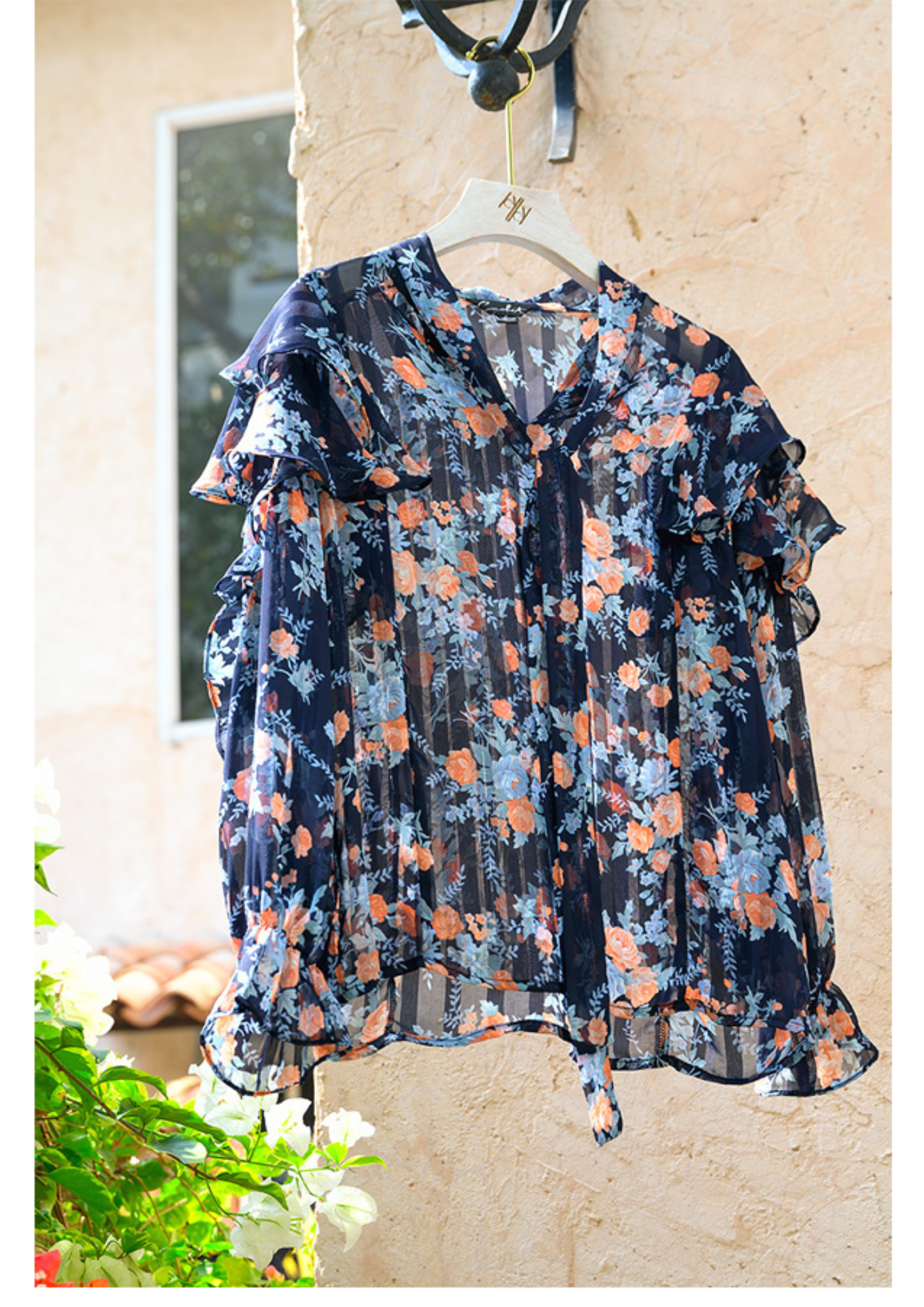 Noriaki Alice Navy ลายดอก - Image 8