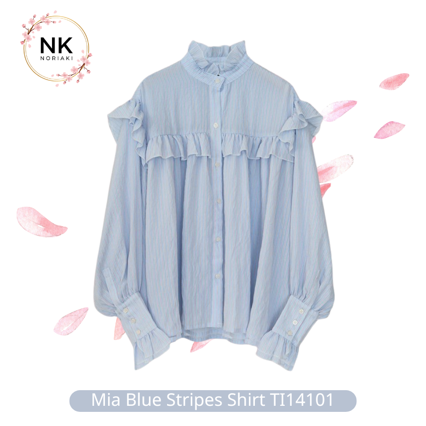 Mia Lemon Stripes Shirt TI14601 (3)