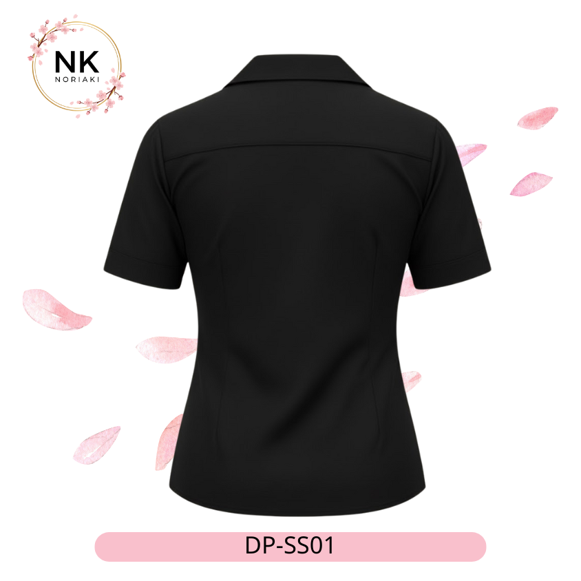 เสื้อเชิ้ตสตรี คอฮาวายแขนสั้น ทรง Slim Fit - Image 2
