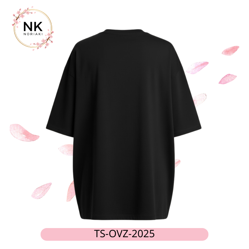 เสื้อยืดคอกลมทรง Oversize - Image 2